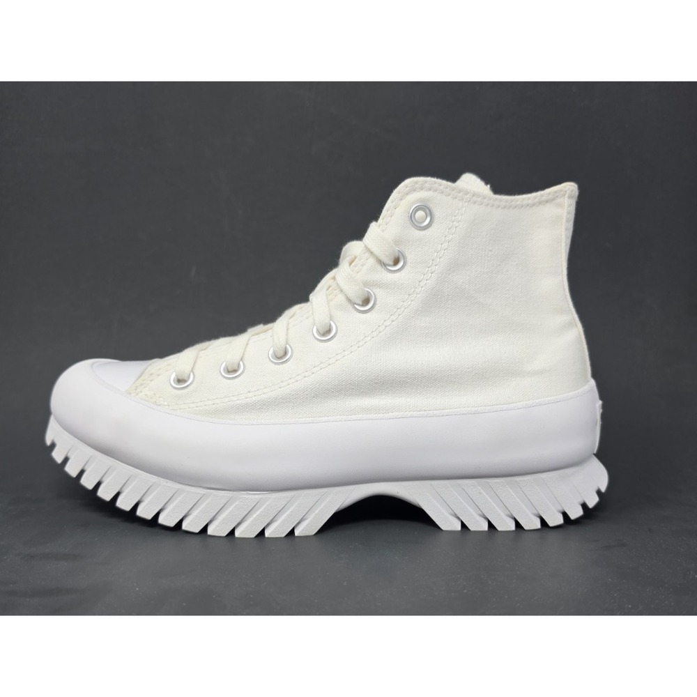 Converse Chuck Taylor All Star Lugged 2.0 Unisex Women's7/Men's 5 Shoe White NWB - Picture 6 of 9